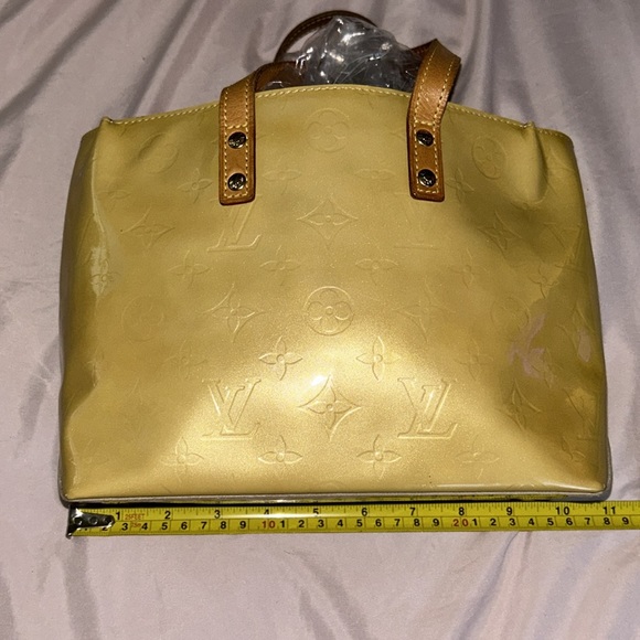 AUTHENTIC LOUIS VUITTON GOLD TOTE - Picture 10 of 11